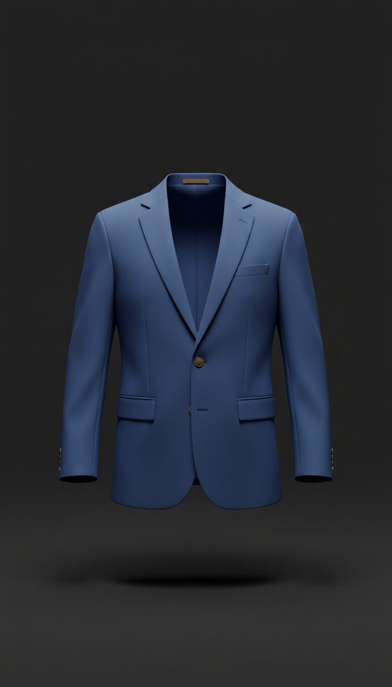 Electric Blue Tailored Blazer